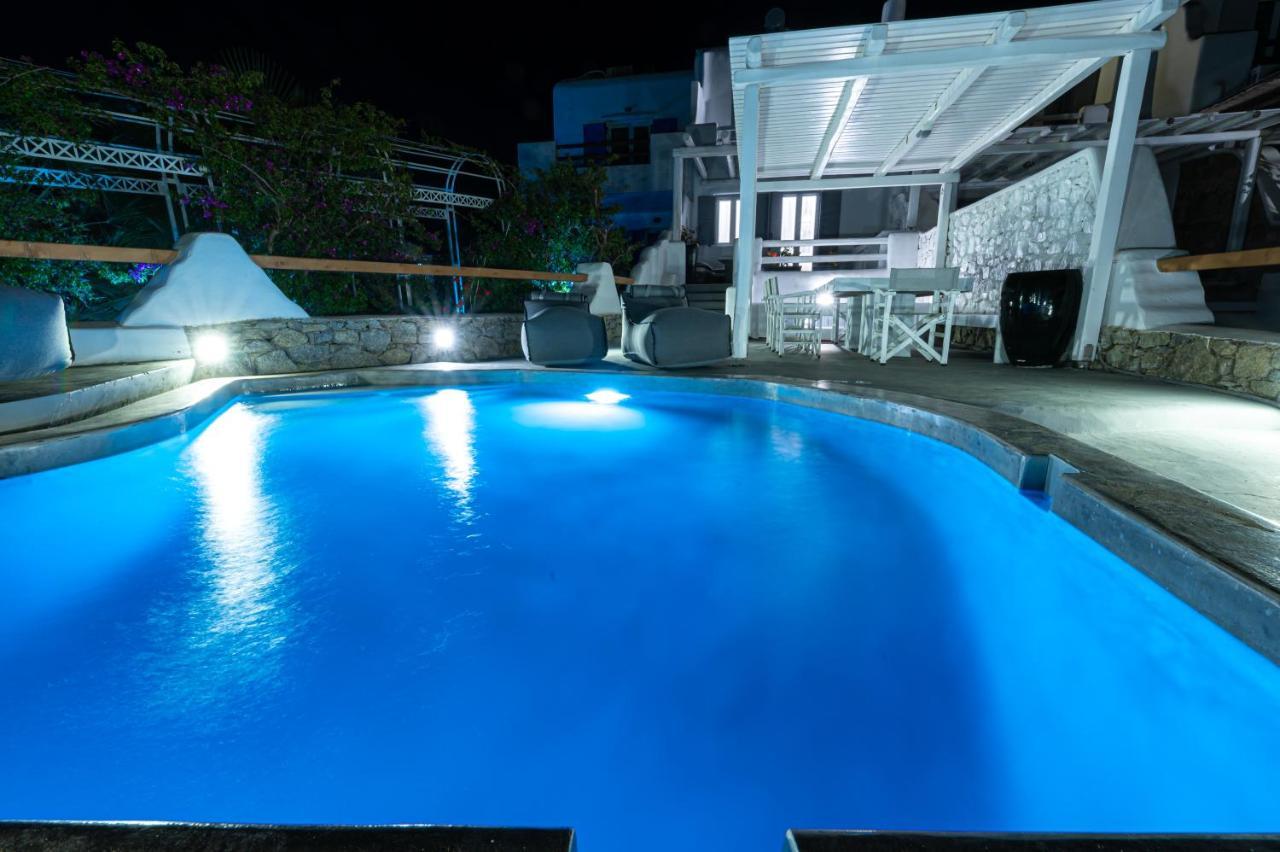 9 Muses Villas Mykonos Ornos  Bagian luar foto
