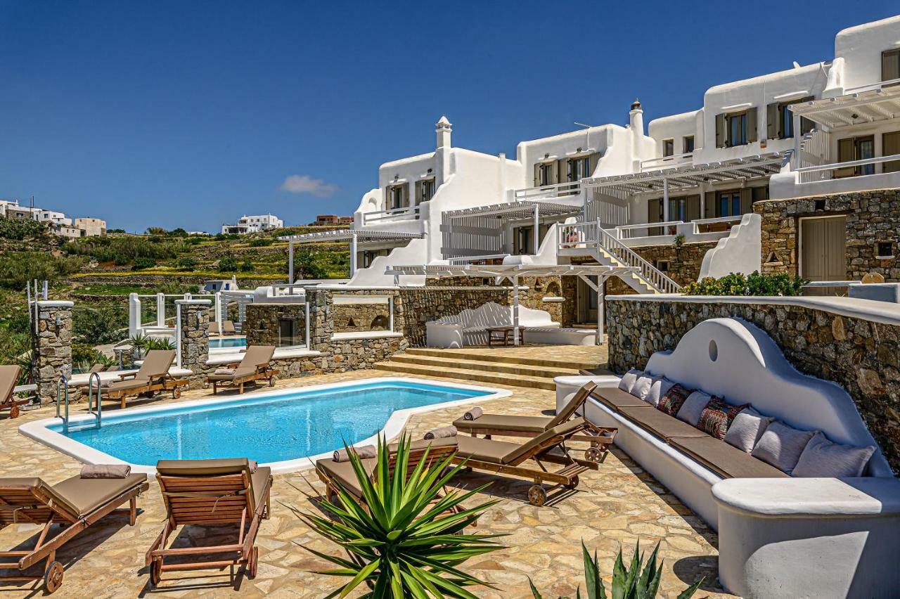 9 Muses Villas Mykonos Ornos  Bagian luar foto