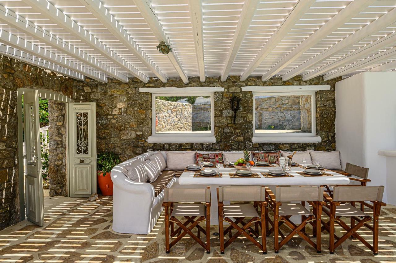 9 Muses Villas Mykonos Ornos  Bagian luar foto
